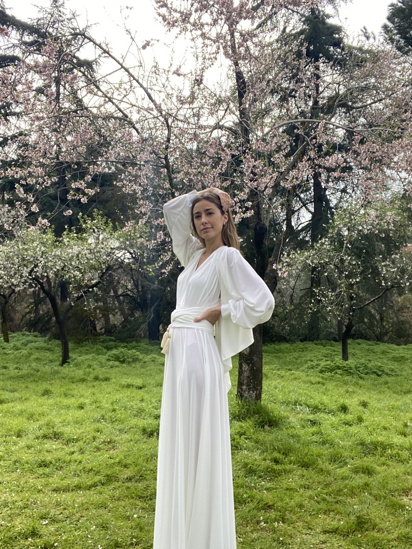 Vestido Infinito Blanco Crudo