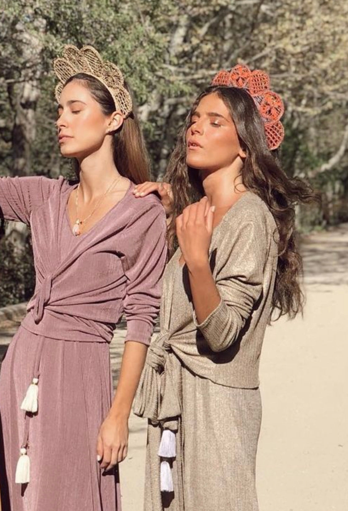 Wrap Manga Larga Ocre
