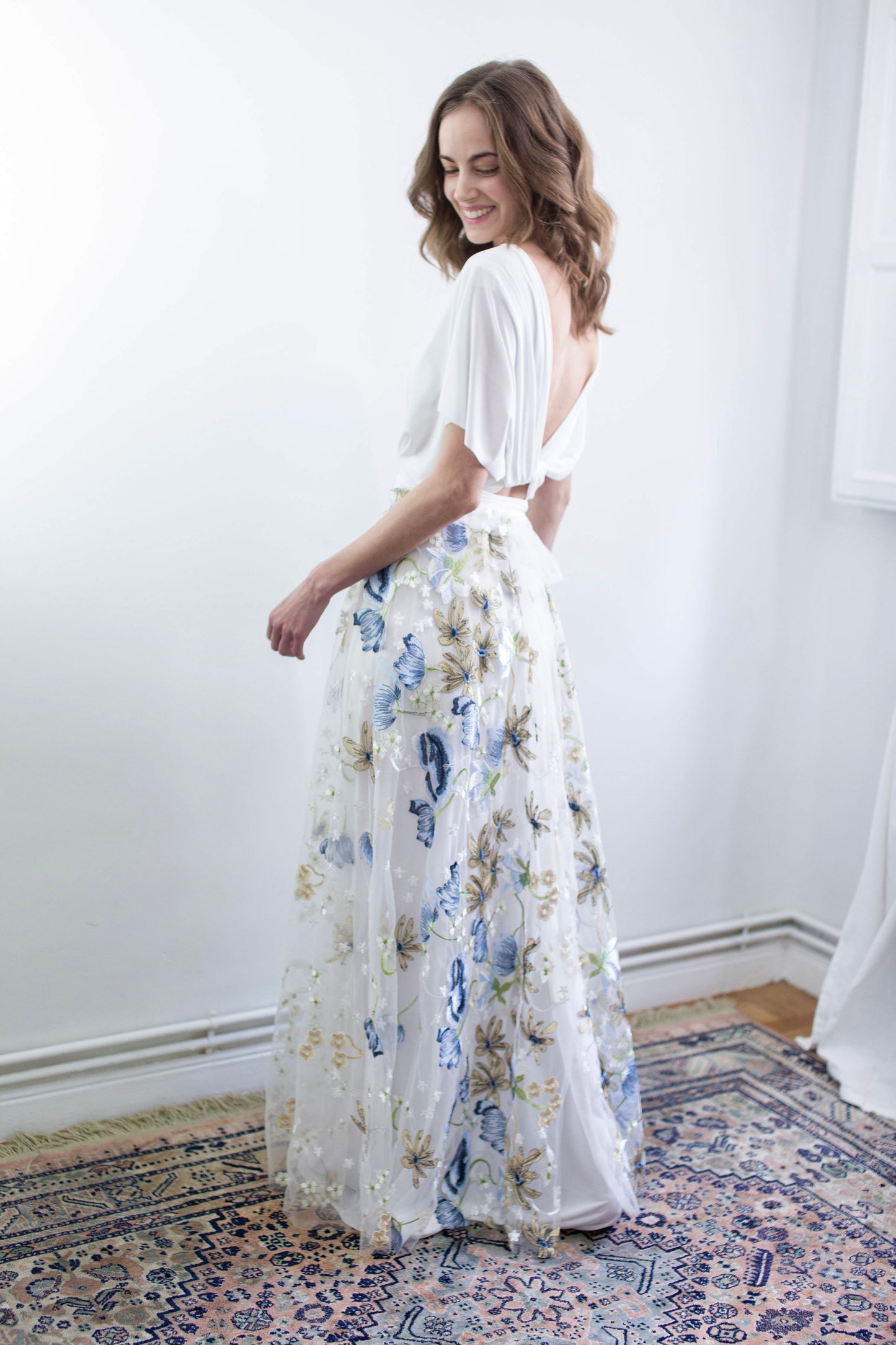 Vestido Infinito Blanco Crudo