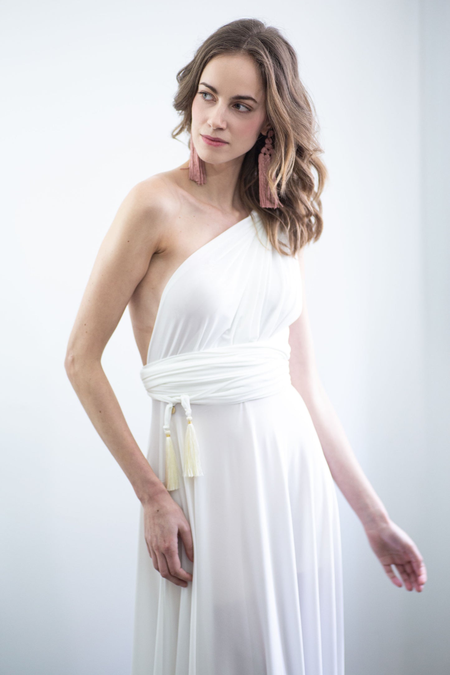 Vestido Infinito Blanco Crudo
