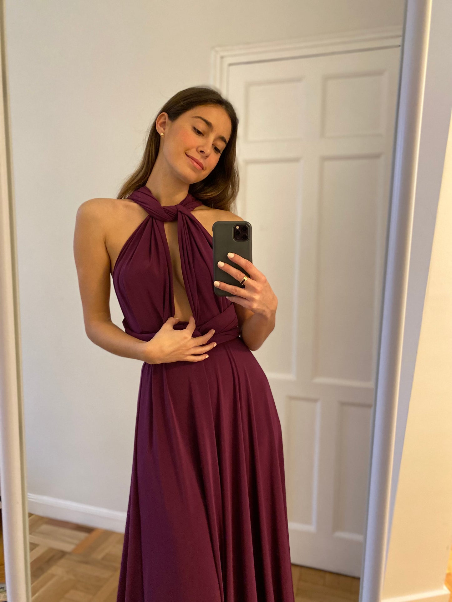 Vestido Infinito Berenjena Especial