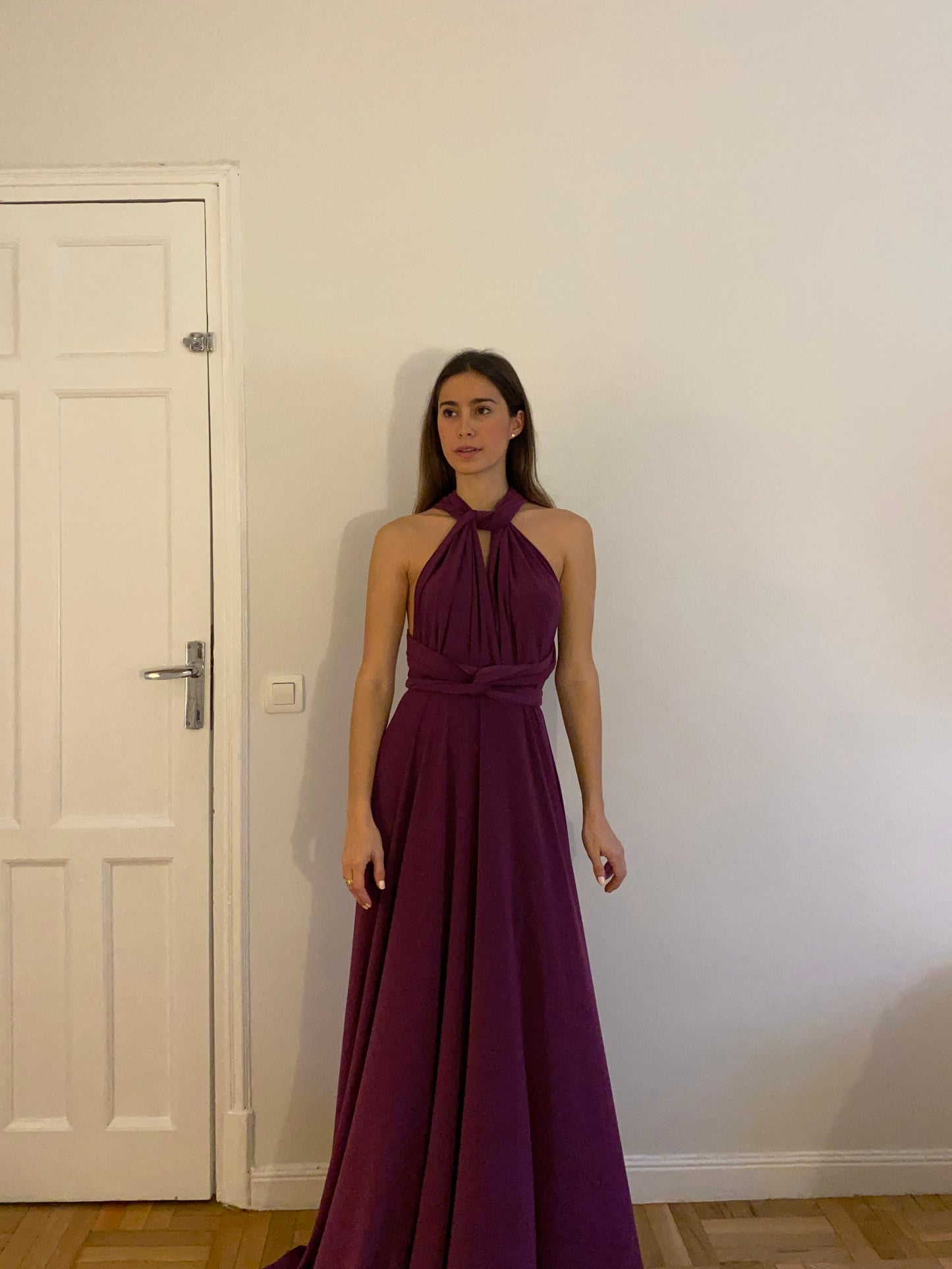 Vestido Infinito Berenjena Especial