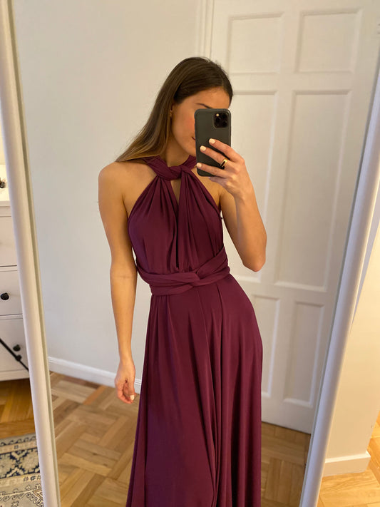 Vestido Infinito Berenjena Especial