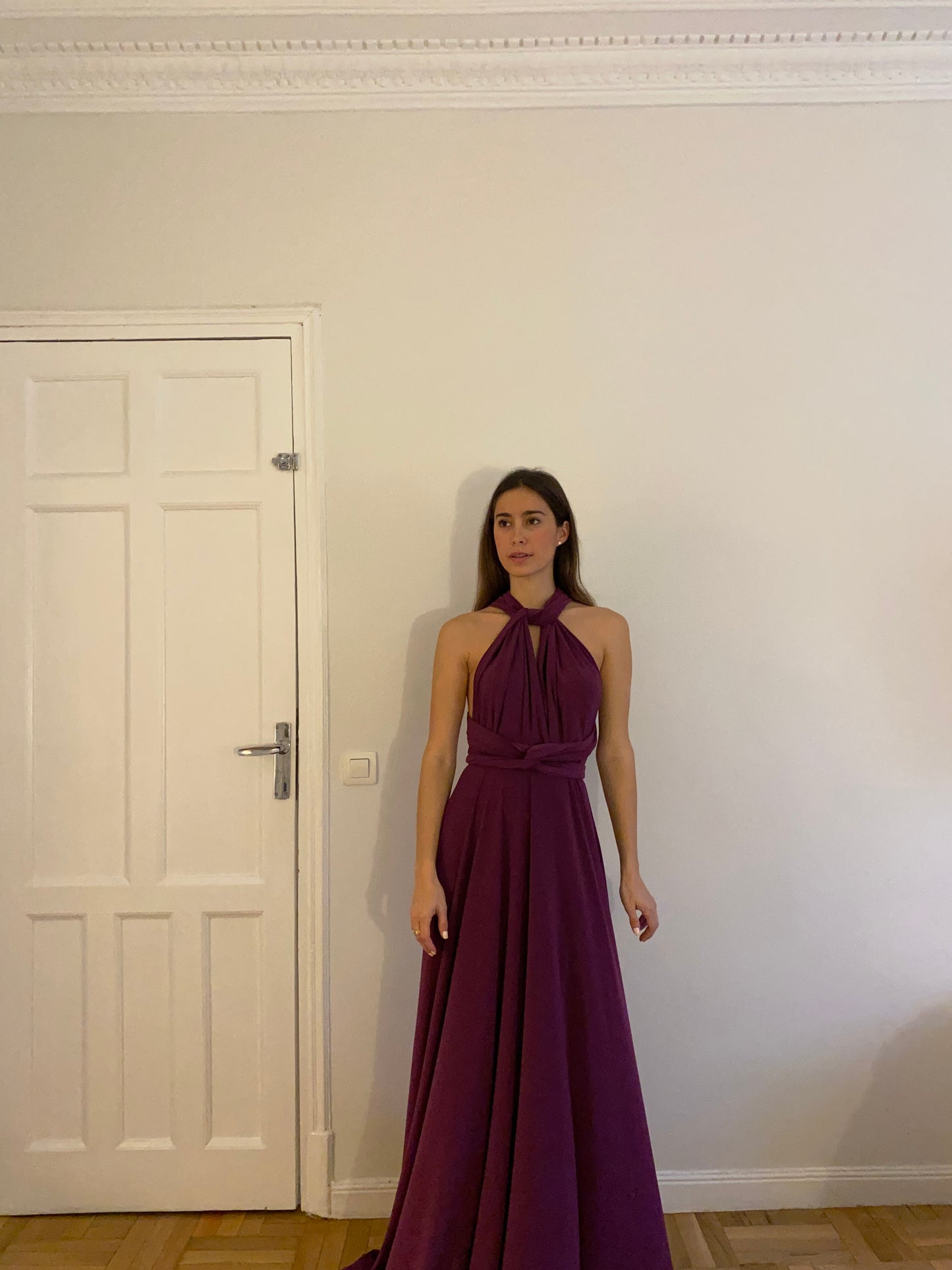 Vestido Infinito Berenjena Especial