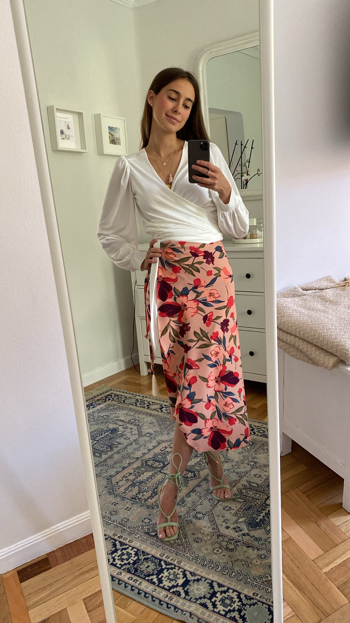 Wrap Manga Larga Blanco Crudo